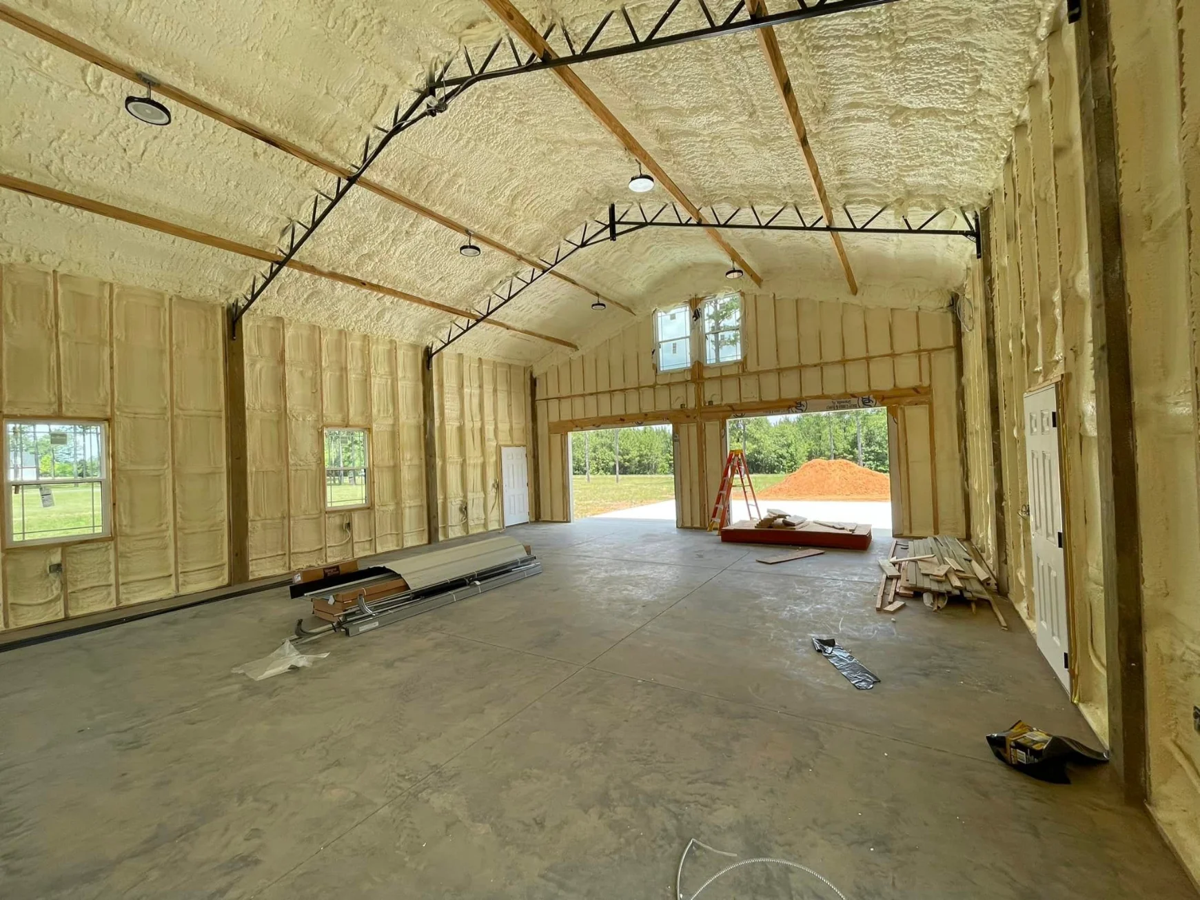 Pole Barn Insulation Installation